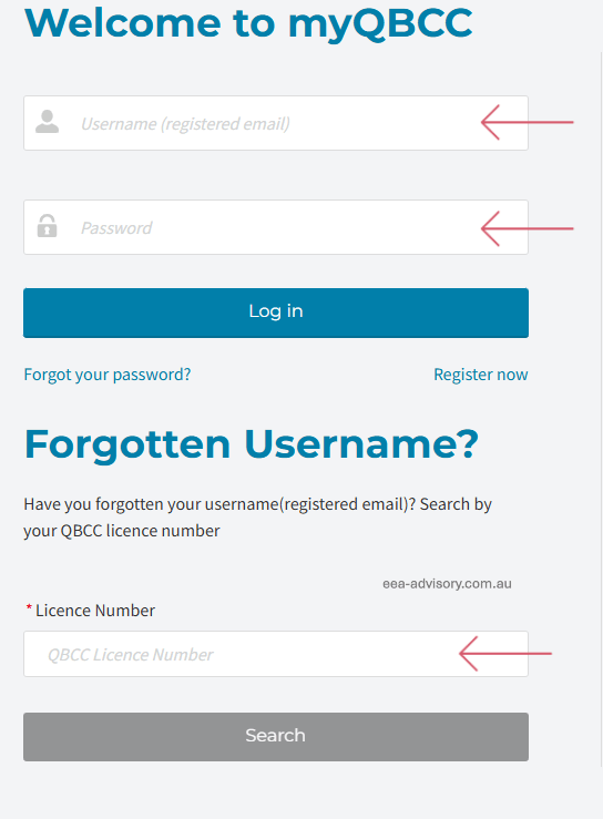 Image showing how to  Accessing the myQBCC Portal
